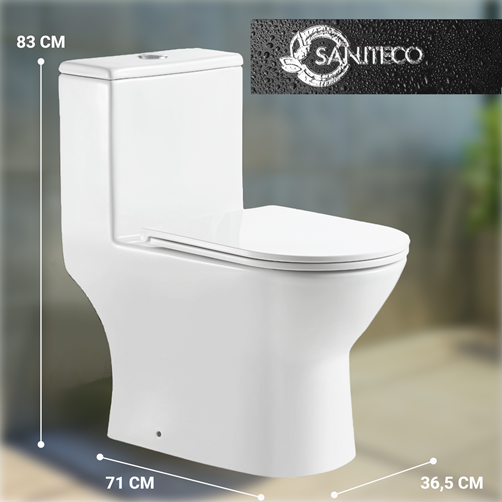 Напольный унитаз Saniteco KW88009 размеры